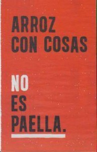 arroz con cosas no es paella