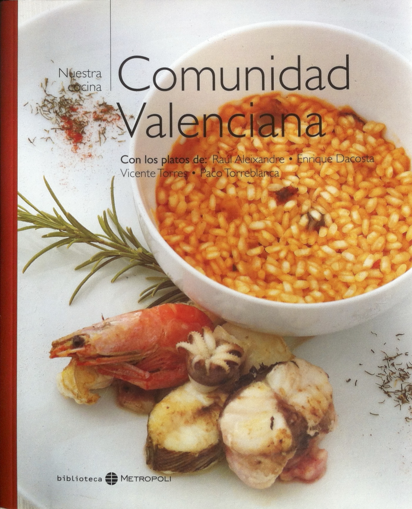 Livre sur la Paella "Nuestra Cocina Comunidad Valenciana"