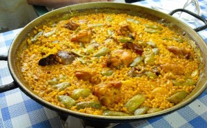 Les proportions de la Paella Valenciana