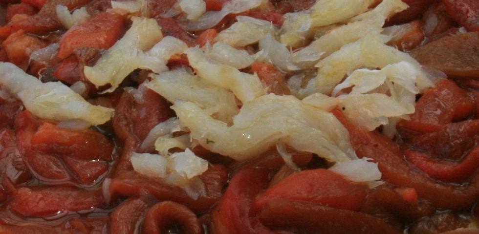 Esgarraet recipe to accompany the paella