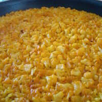 Recette de paella de morue et choux-fleur Recette de paella de morue et choux-fleur