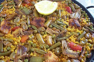 Recette de la paella de légumes paella végétarienne