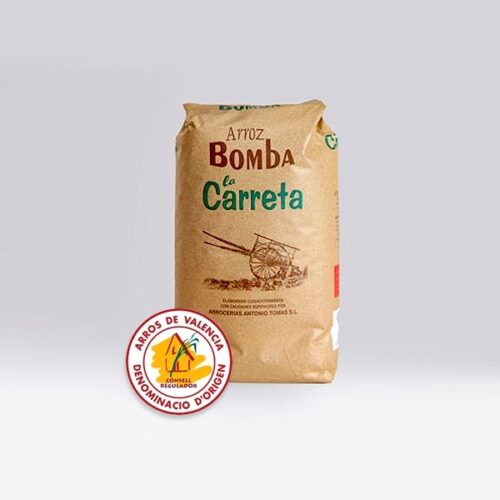La bible de la paella riz bomba 1kg de la albufera de valencia marque santo tomas la carreta