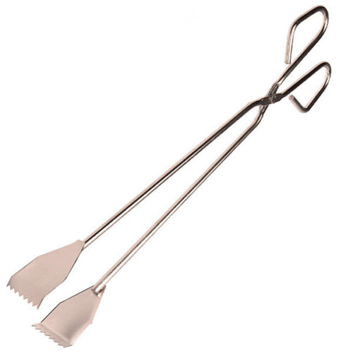 Pince de cuisine en inox pour la paella